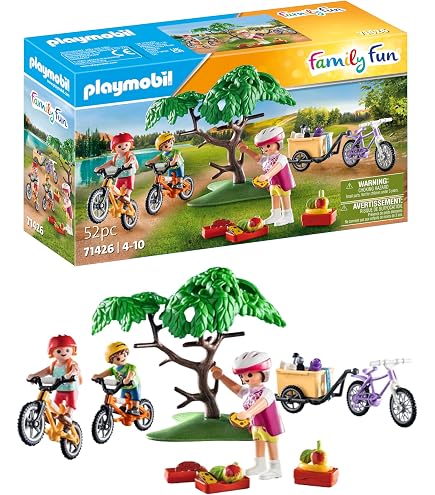 Playmobil 6388 Fahrrad mit Kinderanhänger (Folienverpackung) Spielzeug