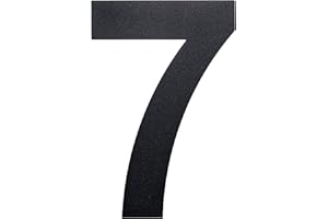 nanlyiau numero maison anthracite Numero Maison Numéro de Maison Moderne-Haute 10.2cm /4in RAL 7016 Acier inoxydable, Aspect flottant, facile à installer et fait de solides SUS304(7016 4in7)