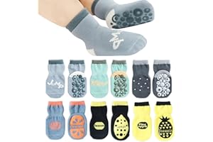 Adorel Mali Chłopcy Skarpetki Antypoślizgowe 6 Sztuki