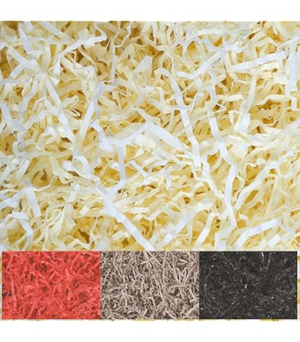 Frisure Papier Déchiqueté - Creative Deco - 1kg - Rouge - Papier Kraft - Emballage Cadeau - Beaux-Arts Et Loisirs Créatifs