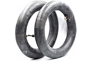 myBESTscooter Chambre à air 10 x 2,50 pouces, valve coudée à 90 degrés pour scooter électrique, 25,4 cm, compatible avec pneus 10 x 3,0 ou 80/65-6, matériau renforcé