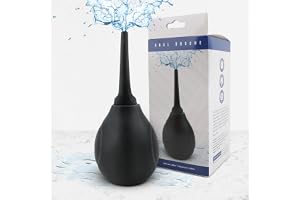 Douche Right Enema Douche 310ML Säker Bekvämt Silikon Enema Kit 310ML - Anal Dusch med Anti-Backflow för Män och Kvinnor - Si