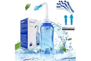 ANZORHAL Sinus Rinse Kit,Neti Pot,Nasal Rinse, Sinus Rinse, Nasal Irrigation, Neti Pot Sinus Rinse Kit, Nasal Wash Sinus Rinse Kit (30 Packets Salts)