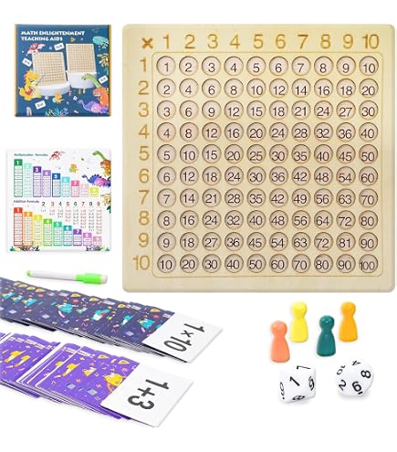thumbnail interactive-video image 1 of BAKAM Wooden Multiplication Board Game With Flash 1 of 12