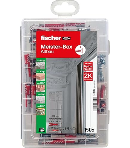 Fischer Fixtainer Hold all box pluggenset - 534092 | , de
