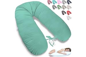 ‎EKM TRADE 170cm XXL Stillkissen Schwangerschaftskissen Lagerungskissen Seitenschläferkissen große Farbwahl Handmade 100% Zertifizierte Baumwolle Geräuschlos ekmTRADE (26)