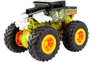 Hot Wheels Monster Trucks Crash Voiture aux Roues géantes Qui se disloque et se reconstruit, échelle 1:43, modèle aléatoire, Jouet pour Enfant, GCF94