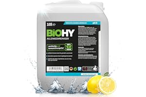 BiOHY Limpiador multiuso (Bidón de 10 litros) | Limpiador multiusos ecológico para suelos y hogar | concentrado antical de aplicación universal | rápido y eficaz (Allzweckreiniger)