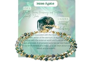 Farfume Armband Damen Edelstein Perlen Armbänder, Chakra 4mm Kristall Natürliche Echte Steine Schmuck Geschenke für Frauen(Chakra)