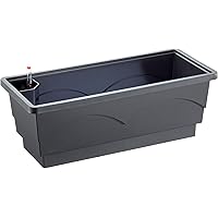 Emsa 505101 Blumenkasten für den Balkon, Länge 50 cm, Anthrazit, Lago