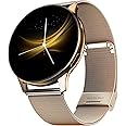 Noise Vortex Plus 1.46” AMOLED Display, AoD, BT Calling, Sleek Metal Finish with Mesh Strap, 7 Days Battery Life, All New OS with 100+ Watch Faces & Health Suite (Gold Link)