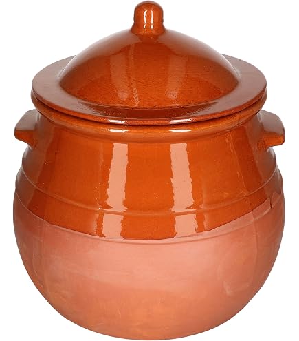Piatto Rotondo In Argilla Refrattaria 28 Cm Per Forno E Fuoco Diretto - Cerámica Rambleña Fatto A Mano In Spagna