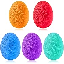 Onlvmyur 2 Pezzi Pallina Antistress E Anello Di Presa – Esercizi Per Mano, Riabilitazione, Massaggio – Morbido Con Punte – 6,5 Cm - 2