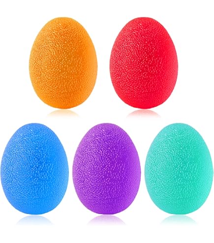Lot De 8 Balles Anti-stress Magnétiques En Silicone - Textures Différentes, étui Inclus, Pour Adultes Et Ados