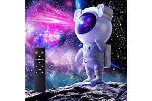 MEBIUSYHC ENOKIK Astronaut Space Projector, 360° Adjustable Galaxy Star Projector Night Light with Timer & Remote Control, Bedroom and Ceiling Projector, Best Gifts for Christmas, Birthdays, Valentine's Day