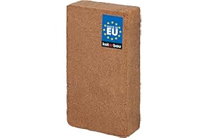 KOTARBAU® Naturlig och torvfri kokosnötsjord, kokosnötskatt, 650 g - 7 l kokosfiberbaserad jord