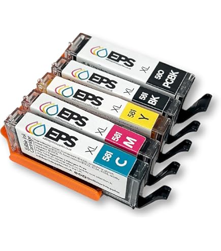 youprint inktcartridges, 20 stuks, vervangen PGI-580 CLI-581 XXL met chip, geschikt voor youprint Pixma TS705 (a), TS6350 (a), TS6351 (a), TS9550, youprint 580 581 XXL