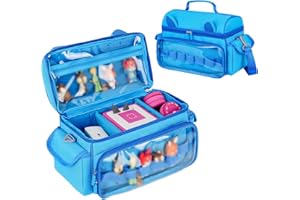 Jaffzora Étui de Transport Compatible avec Le kit de démarrage Toniebox, Joli Sac de Rangement pour Personnages Tonies, Casques et Accessoires(Sac Uniquement)