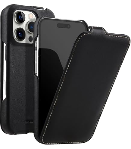 Étui portefeuille en cuir à rabat pour iPhone, coque antichoc pour