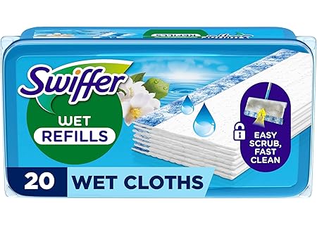 Swiffer Wet Fuktiga Rengöringsdukar för golv, med Open Window doft, 20 st, för snabb och enkel rengö - Amazon Deal & Rabatt