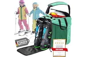 Otaro Sac à Chaussures de Ski avec Compartiment pour Casque | Sac de Ski pour Chaussures, Casque & Accessoires | > 60.000 Clients satisfaits | Sac imperméable, Fermetures éclair