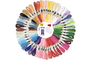 Set Regalo 447 + 35 Fili Da Ricamo In Cotone Egiziano: Matasse Per Punto Croce E Fai-da-te, Organizzate Per Colore