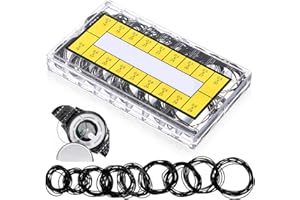 Xthrotsenk 200 Stück Dichtungsringe Uhr Dichtung O Ringe Set Dichtungen Uhren Reparatur Oringe, Wasserdichtes Gummidichtung O-Ring Größe 16-30mm Für Uhrmacher Reparatur Werkzeuge Zubehör