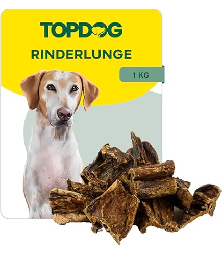 Rinderpansen Für Hunde - 1kg Natürliche Kausnacks, Luftgetrocknet & Perfekt Für Welpen