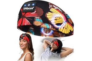 TPfocus Auriculares para Dormire ASMR Auriculares Bluetooth Regalo Hombre y Mujer,Sleep Headphones Sonno Banda Deportiva Inalámbrico Recargable Bluetooth Dormire