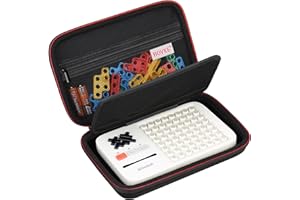 BOVKE El patrón súper Cuadrado de giiker Coincide con la Maleta de Puzzle, la Bolsa de Almacenamiento de Juguetes para niños y Adolescentes de giiker, el Bolsillo de Malla, Negro