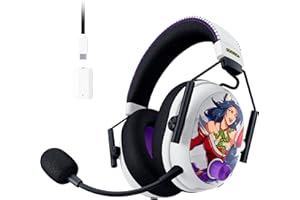 Razer BlackShark V3 Pro 2XKO Edition - Auriculares e-Sports inalámbricos con ANC - Cancelación Activa del Ruido - Diafragmas Triforce de 50 mm - HyperSpeed 2,4 GHz y Bluetooth - Xbox/PC | 2XKO