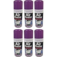 NEW 6 X 200ML COMPRESSED AIR CAN DUSTER SPRAY CAN CLEANER CLEAN & PROTECTS LAPTOP KEYBOARD ELECTRONICS 200 ML PACK SET OF 6