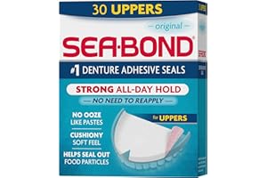 SEA-BOND Sea Bond Lot de 30 joints adhésifs sécurisés pour prothèses dentaires