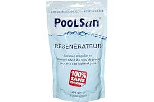 BSI - PooLSan - Recharge sans Chlore - Régénérateur - pour Une Désinfection De l'eau - Piscine Et Spa - Sachet Régénérateur 400g