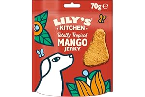 Lily's Kitchen Dog Plant Power Mango Jerky - Natural Dog Treats (8 x 70g)