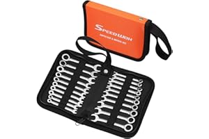 SPEEDWOX Zestaw 20 mini kluczy płasko-oczkowych, stal wysokowęglowa, srebrny