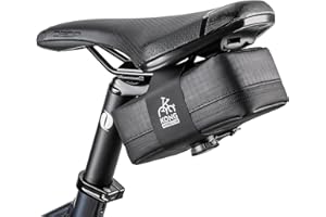 KONG MING CAR Fahrradtasche Sattel,Fahrradsitz Tasche mit Schnellverschluss Garten und Nylonschnallen，Klein Fahrrad Satteltas