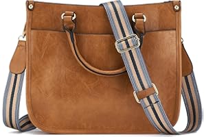 ZOUIQSS Women Crossbody Bags Leather Shoulder Purse Lady Hobo Handbag Zipped Pockets Bag With Adjustable Strap