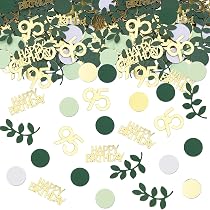 GoldRock Coriandoli 95° compleanno, decorazione verde, 200