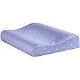 The White Willow Memory Foam Cervical Pillow for Neck, Shoulder & Spondylitis Pain Relief Orthopedic Contour Bed Pillow for Sleeping with Removable Pillow Cover (23" L x 14" W x 4" H) Blue
