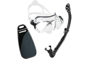 Cressi Big Eyes Evo & Alpha Dry Kit de plongée avec Tuba Professionnel pour Adulte Fabriqué en Italie Depuis 1946