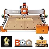 FoxAlien Masuter Pro 4040 CNC Milling / Milling Machine, 400 x 400 x 60 mm Full Aluminium Engraving Machine, 3-Axis Wood Stit