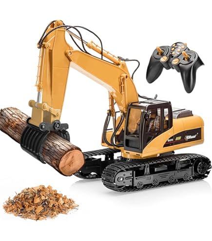 Huina 1/14 RC Metal Excavator Digger - 23 Channel : Amazon
