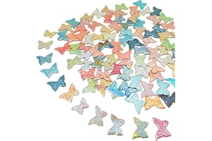 BTMIEY Azulejos de mosaico de cerámica arcoíris de mariposa de 500 g, piezas de mosaico iridiscentes mixtas para manualidades, platos, macetas, posavasos, jarrones, tazas, mosaico hecho a mano para