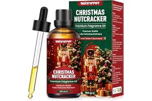MIGCAPUT Julnötknäppare Doftolja 100ML, Premium Juldoft Aromaterapi Eterisk Olja för Diffusorer, Doftljus, Tvåltillverkning &