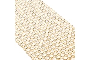 ‎MOVOJA Movoja Goldene Strasssteine - runde Glitzersteine 504 Stück 6 mm selbstklebend zum Verzieren und Basteln | Schmucksteine zum aufkleben | Steinchen Dekosteine Bastelsteine Gold