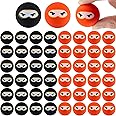 KASTWAVE Bouncing Balls, 20 Pcs Ninja Bouncing Balls, Bouncing Ninja Toy Game, Party Favors Bounce Balls, 1.26 Inch Bouncy Balls for Birthday Party School Outdoor Activities for Kids Game Prizes