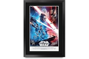 HWC Trading A3 FR The Rise of Skywalker Star Wars Gifts Printed Poster Signed Autograph Picture for Movie Memorabilia Fans - A3 Framed