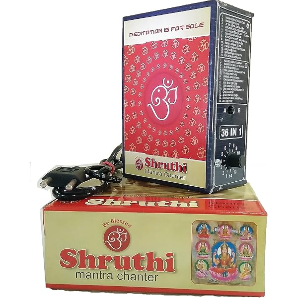 Boîte à Mantras Divine 100 En 1 – Hanuman Chalisa + 99 Mantras Vaishnav, Métal Gris Acier, Puja & Méditation