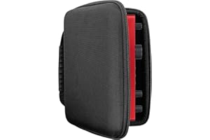 Musiin Audio Interface Case,Compatible with Focusrite Scarlett 2i2 4th Gen/Scarlett 2i2 Anniversary Edition,Travel Portable Bag with Handle,Mesh Pocket,Smooth Dual Zippers,for Studio and Stage (Black)